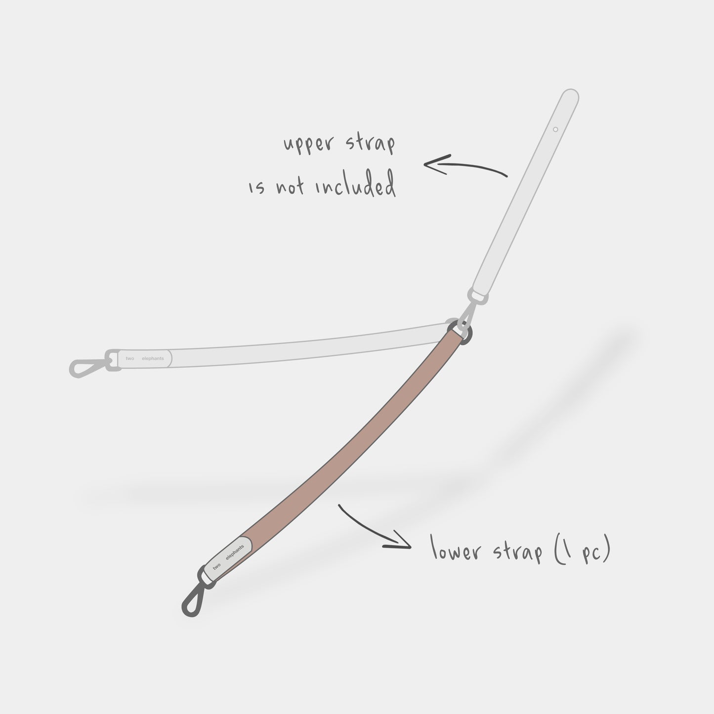 dual color strap (explorer) - lower