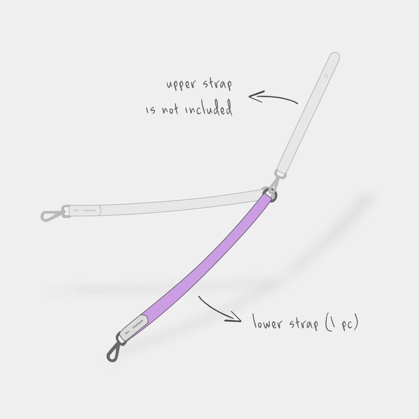 dual color strap (explorer) - lower